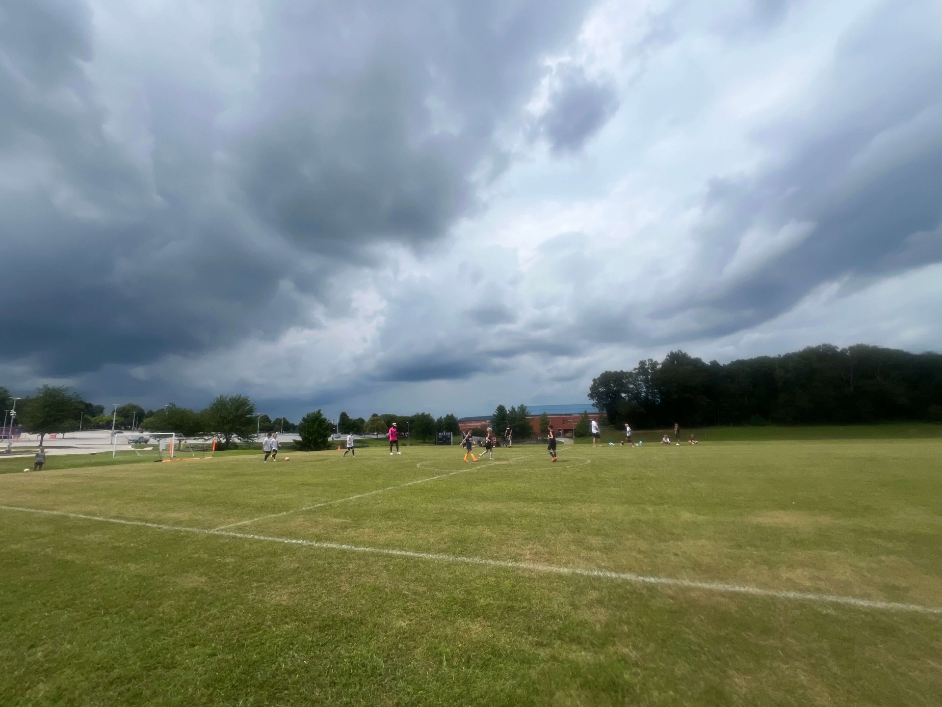 2025 — Storm clouds rolling over the tournament field